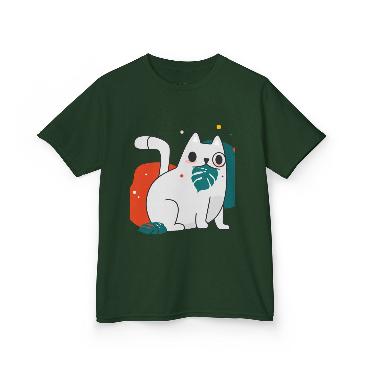 Kids Tee -"Meowstera Feast"