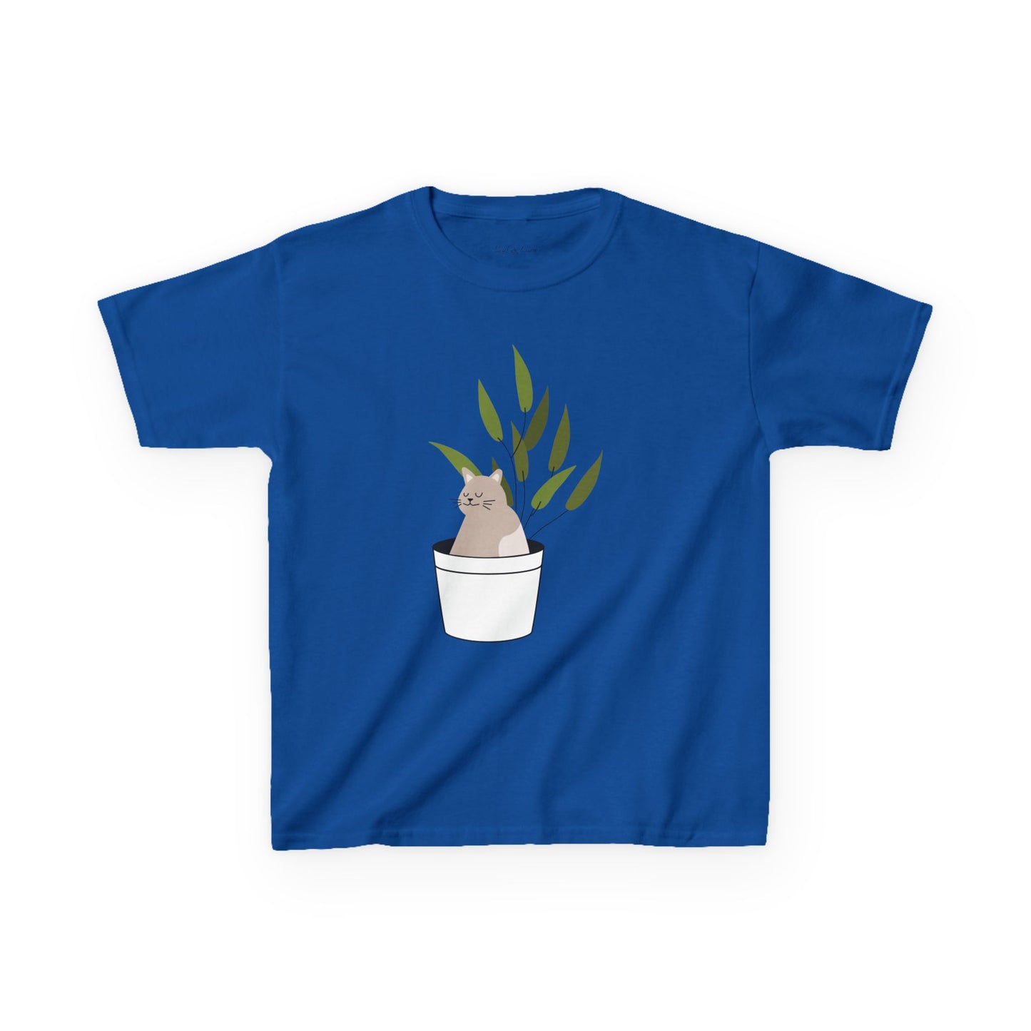 Kids Heavy Cotton™ Tee: "Purrfectly Potted"