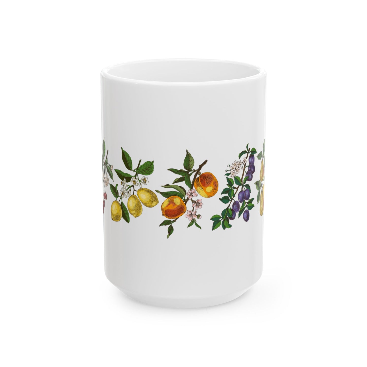 "Fruit Trees" Ceramic Mug, (11oz, 15oz)