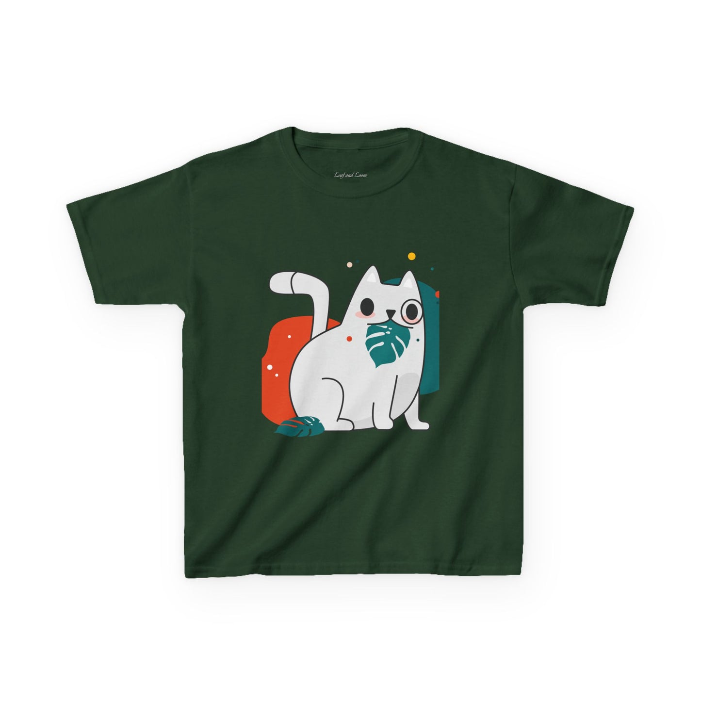 Kids Tee -"Meowstera Feast"