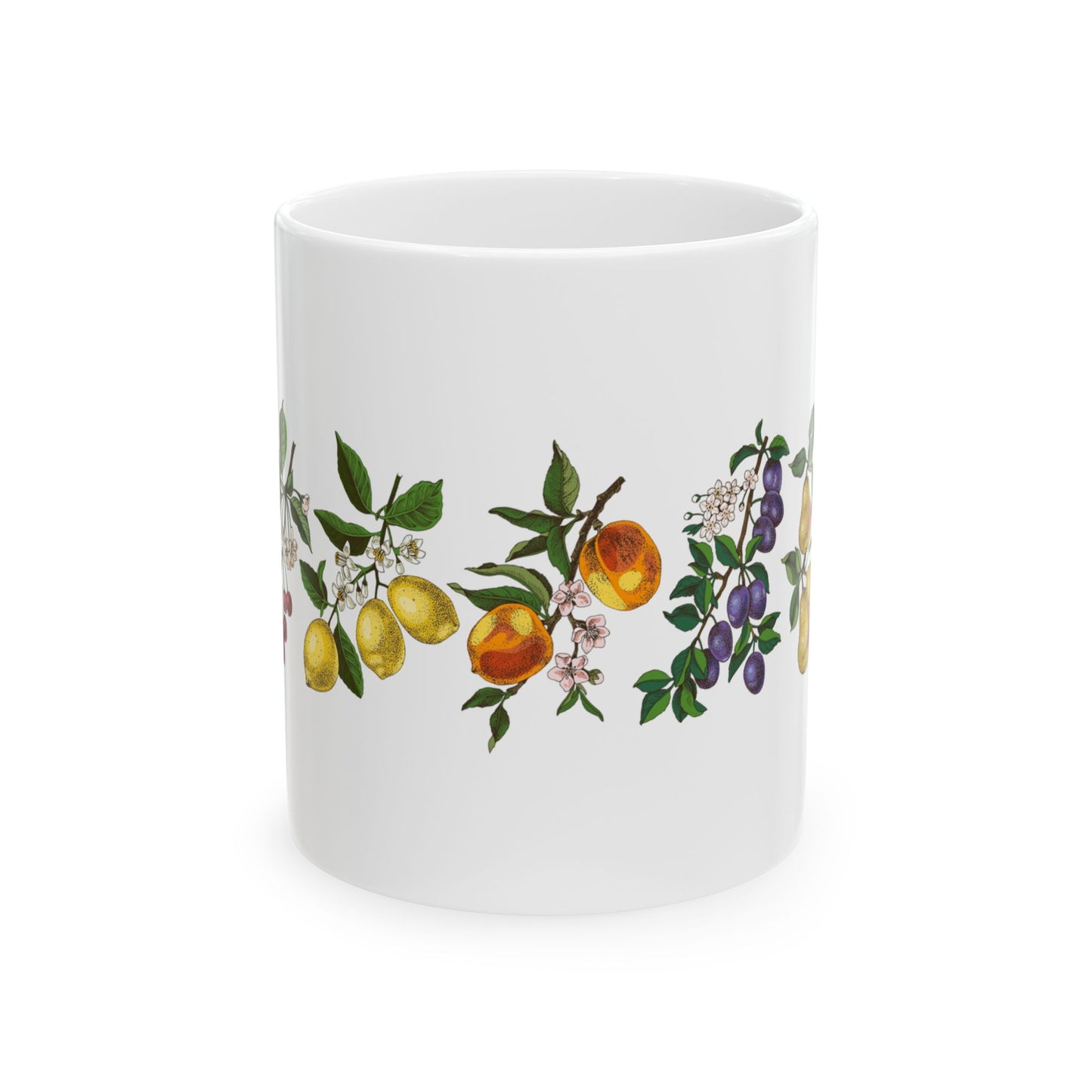 "Fruit Trees" Ceramic Mug, (11oz, 15oz)