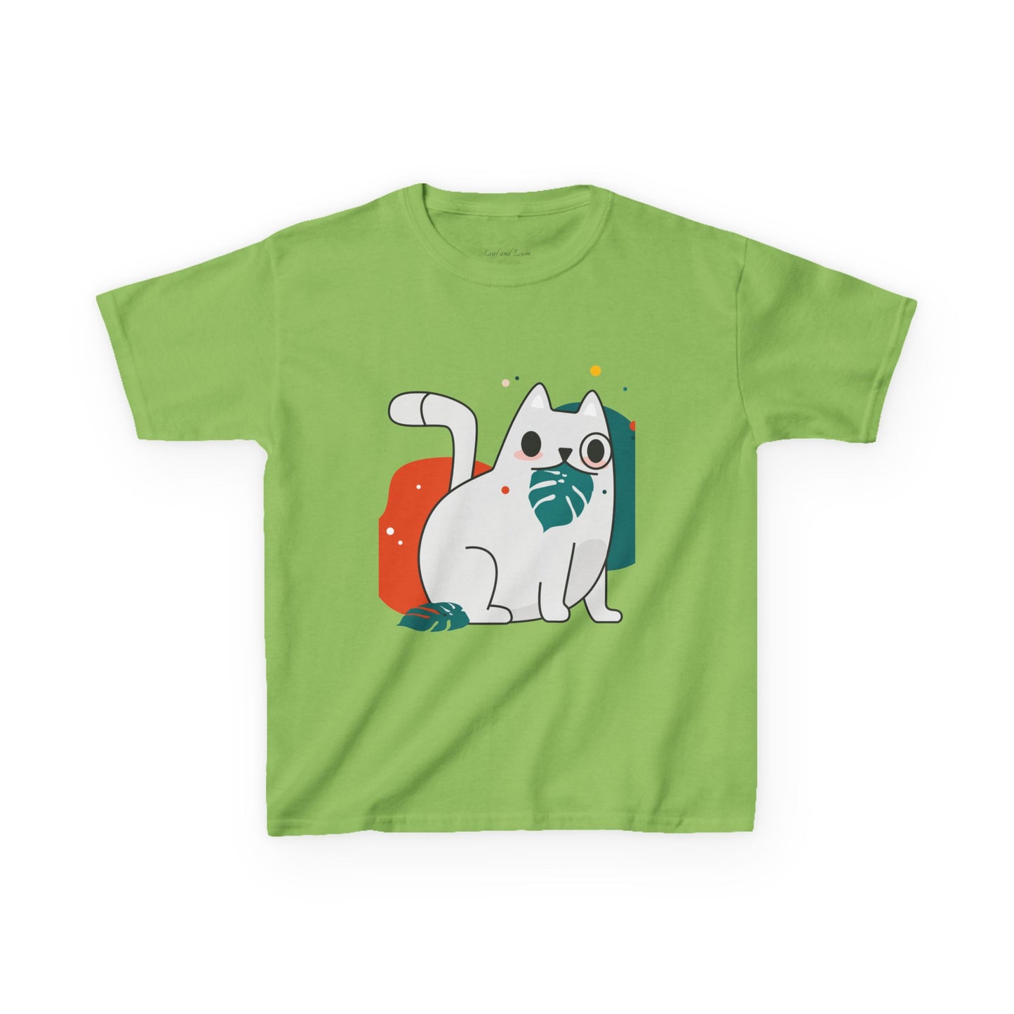 Kids Tee -"Meowstera Feast"