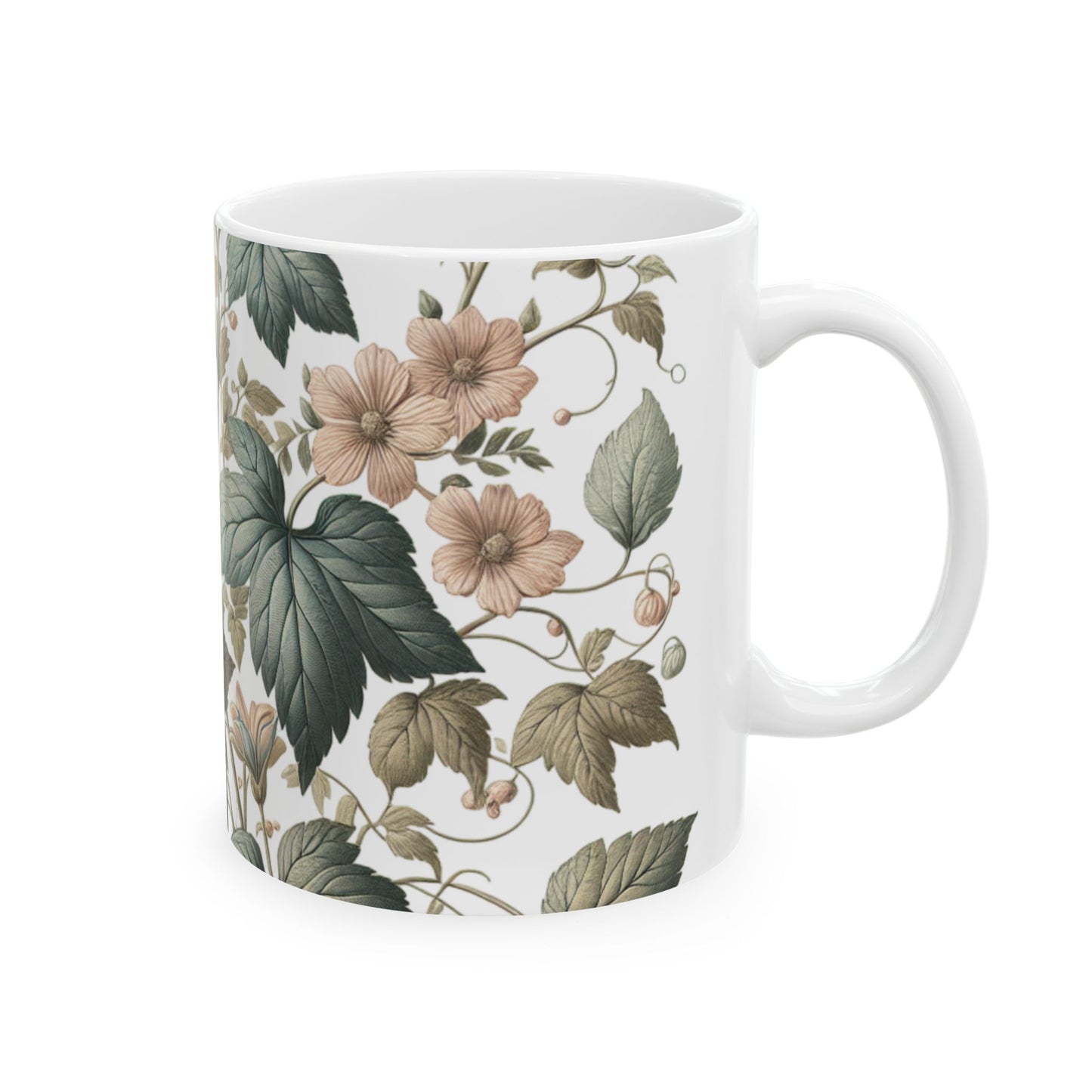 Victorian Ivy Ceramic Mug, (11oz)