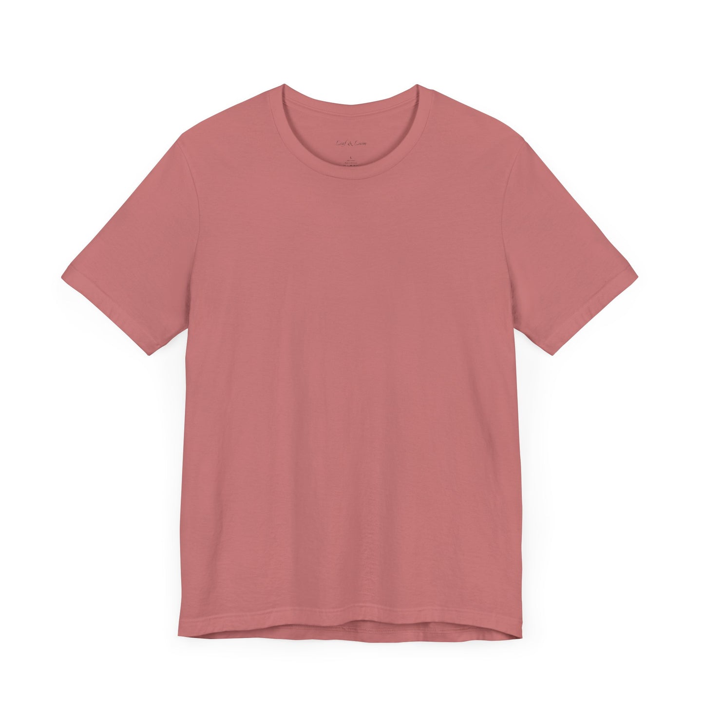 Sustainable Basics: Unisex Jersey Short Sleeve Tee (Various Colors)