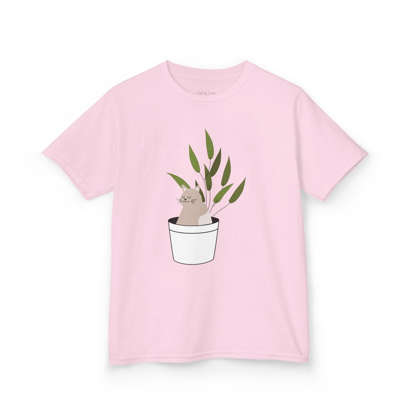 Kids Heavy Cotton™ Tee: "Purrfectly Potted"