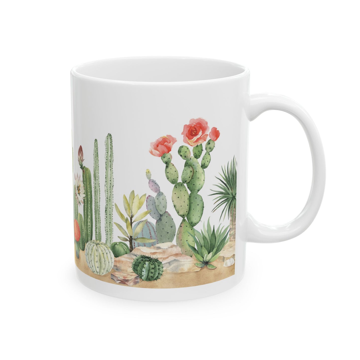 " Gardens of the Mojave" Ceramic Mug, (11oz)