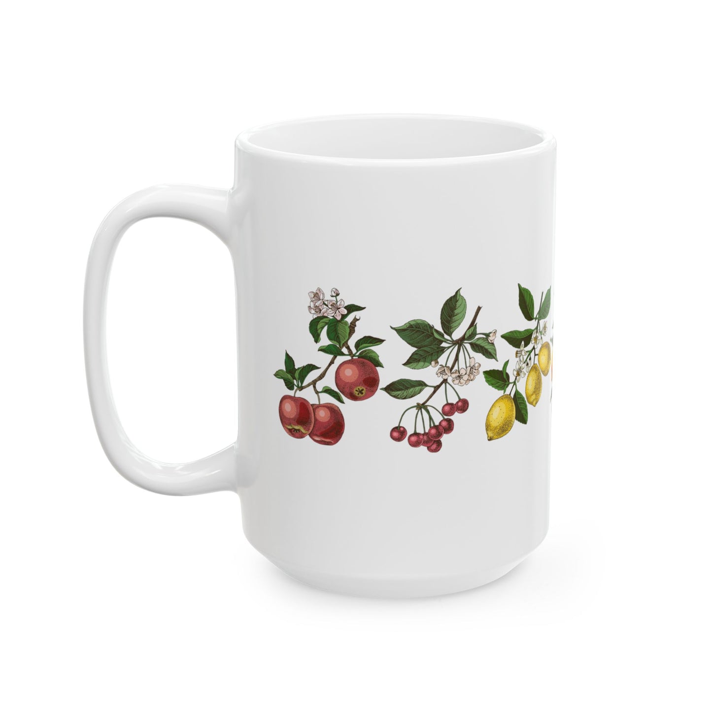 "Fruit Trees" Ceramic Mug, (11oz, 15oz)