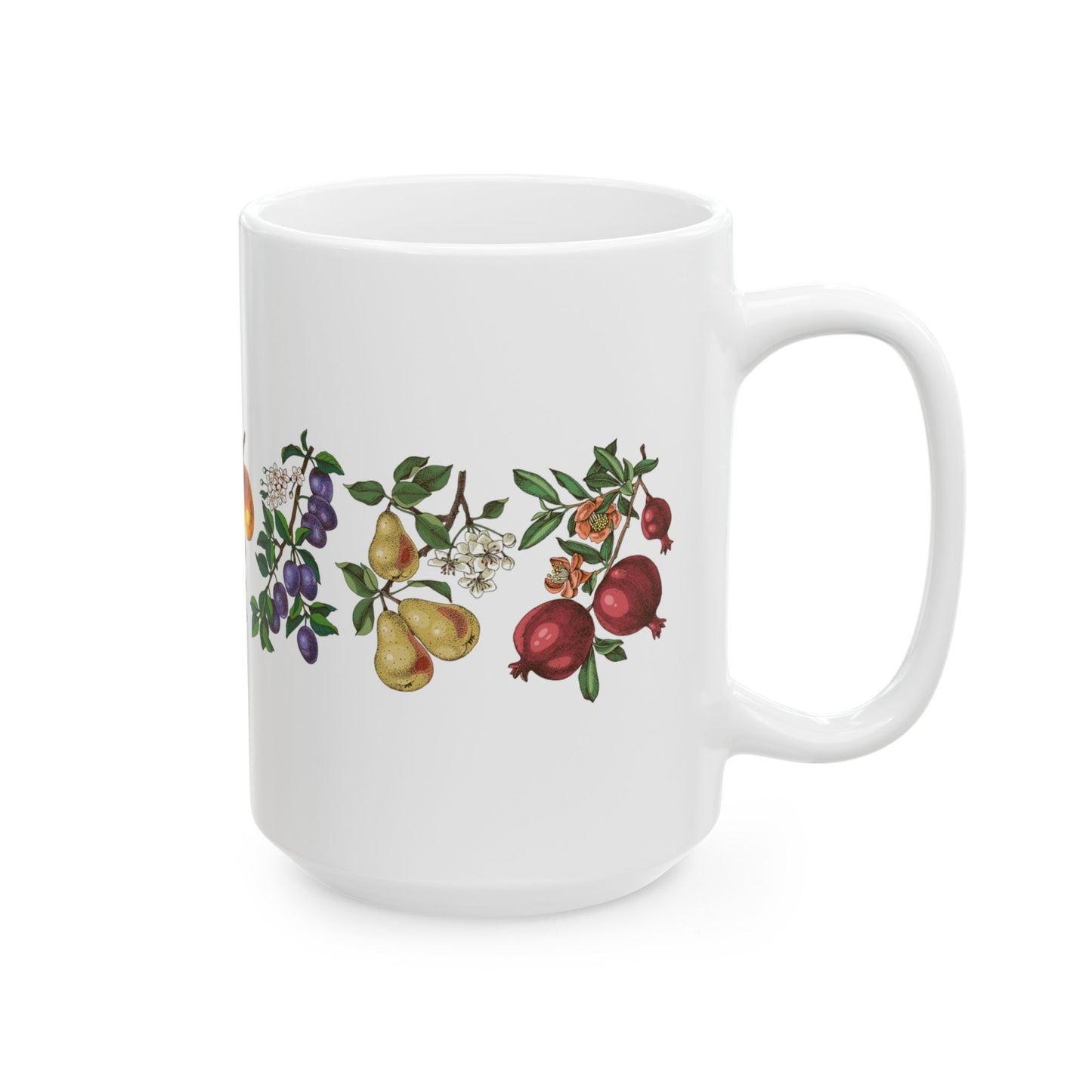 "Fruit Trees" Ceramic Mug, (11oz, 15oz)