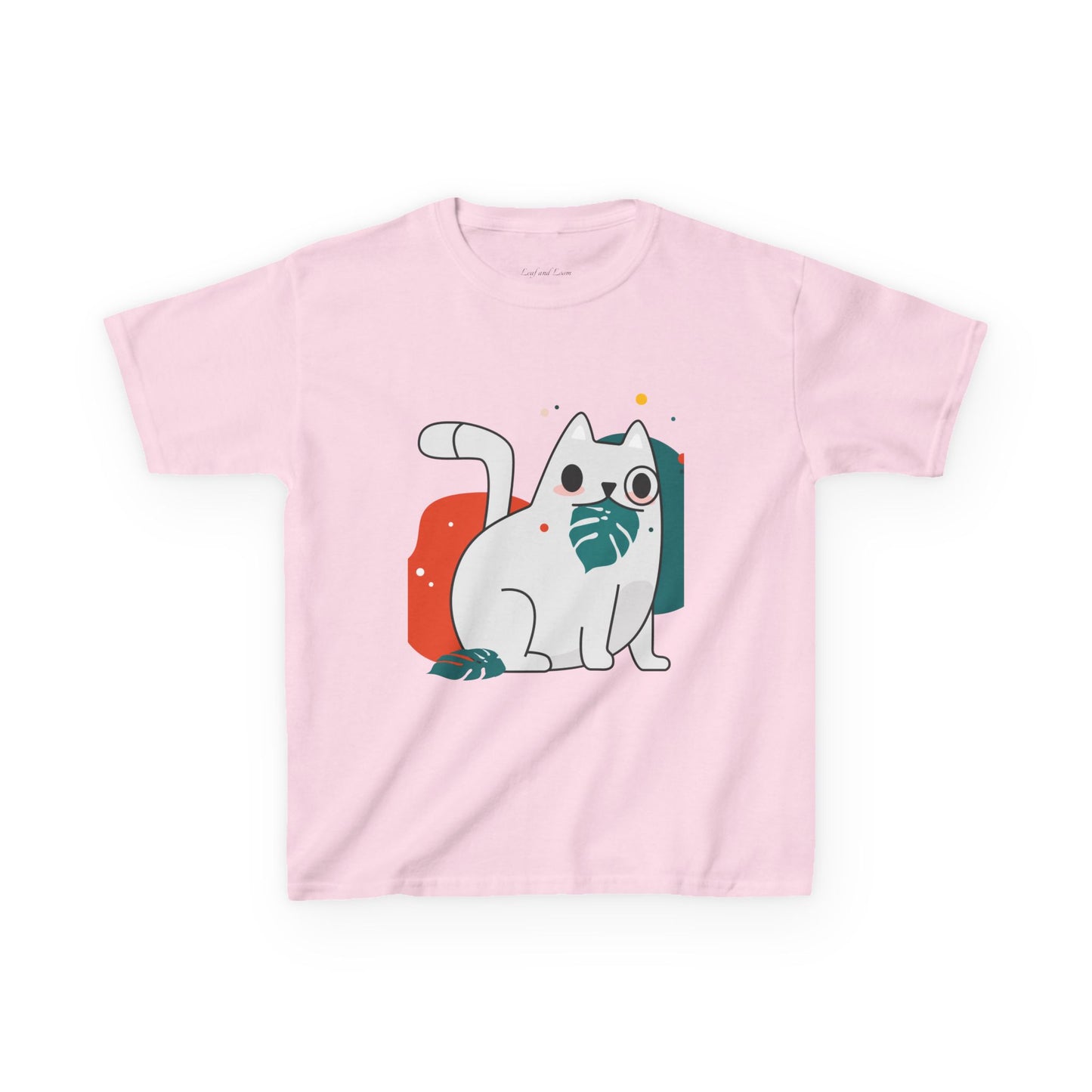 Kids Tee -"Meowstera Feast"