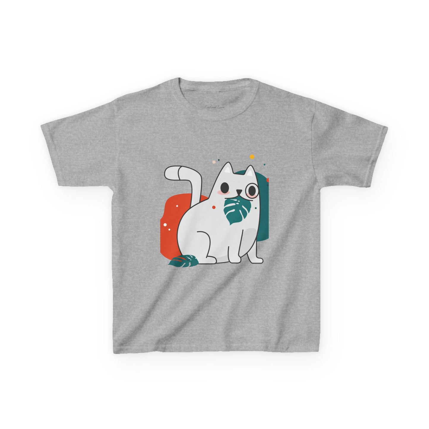 Kids Tee -"Meowstera Feast"