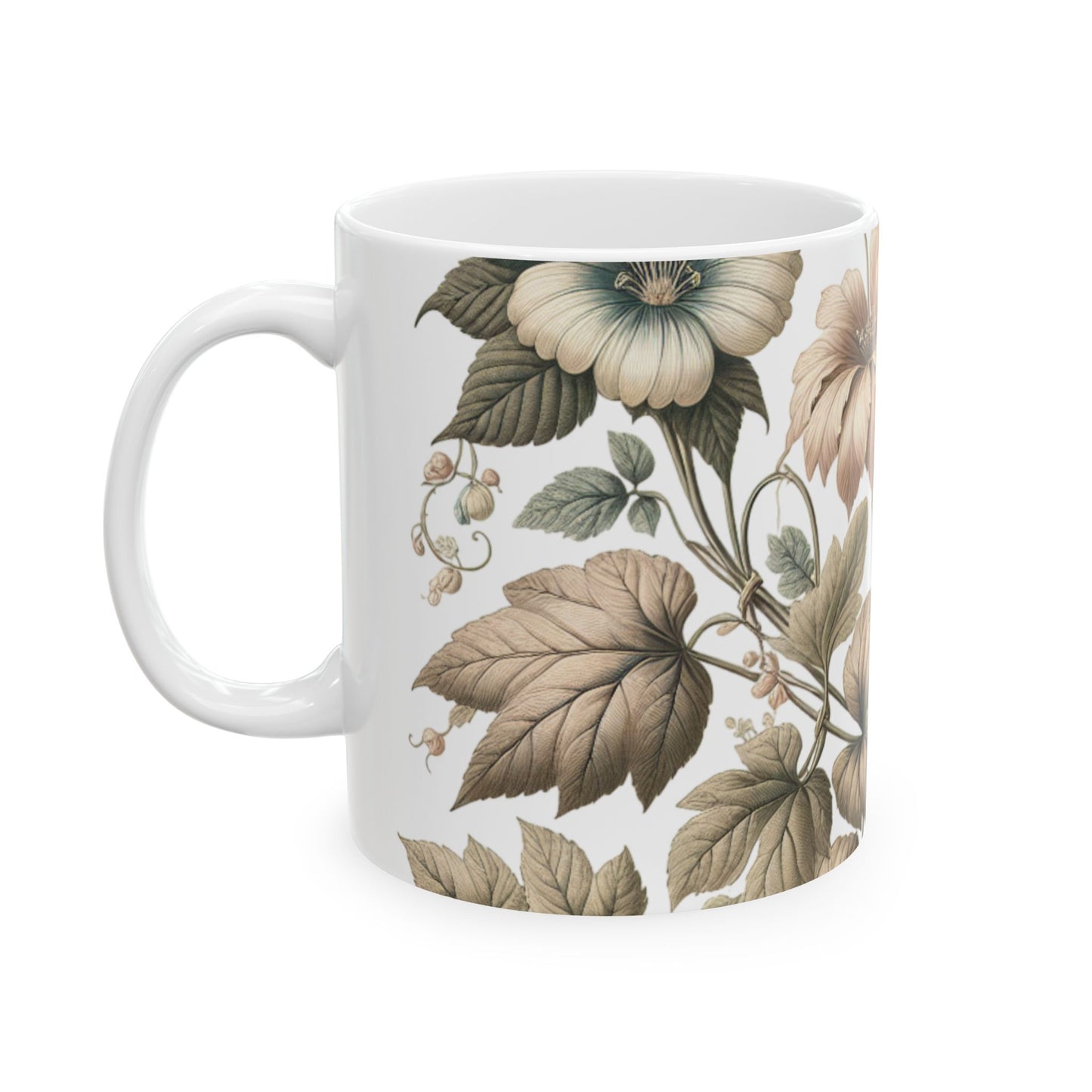 Victorian Ivy Ceramic Mug, (11oz)