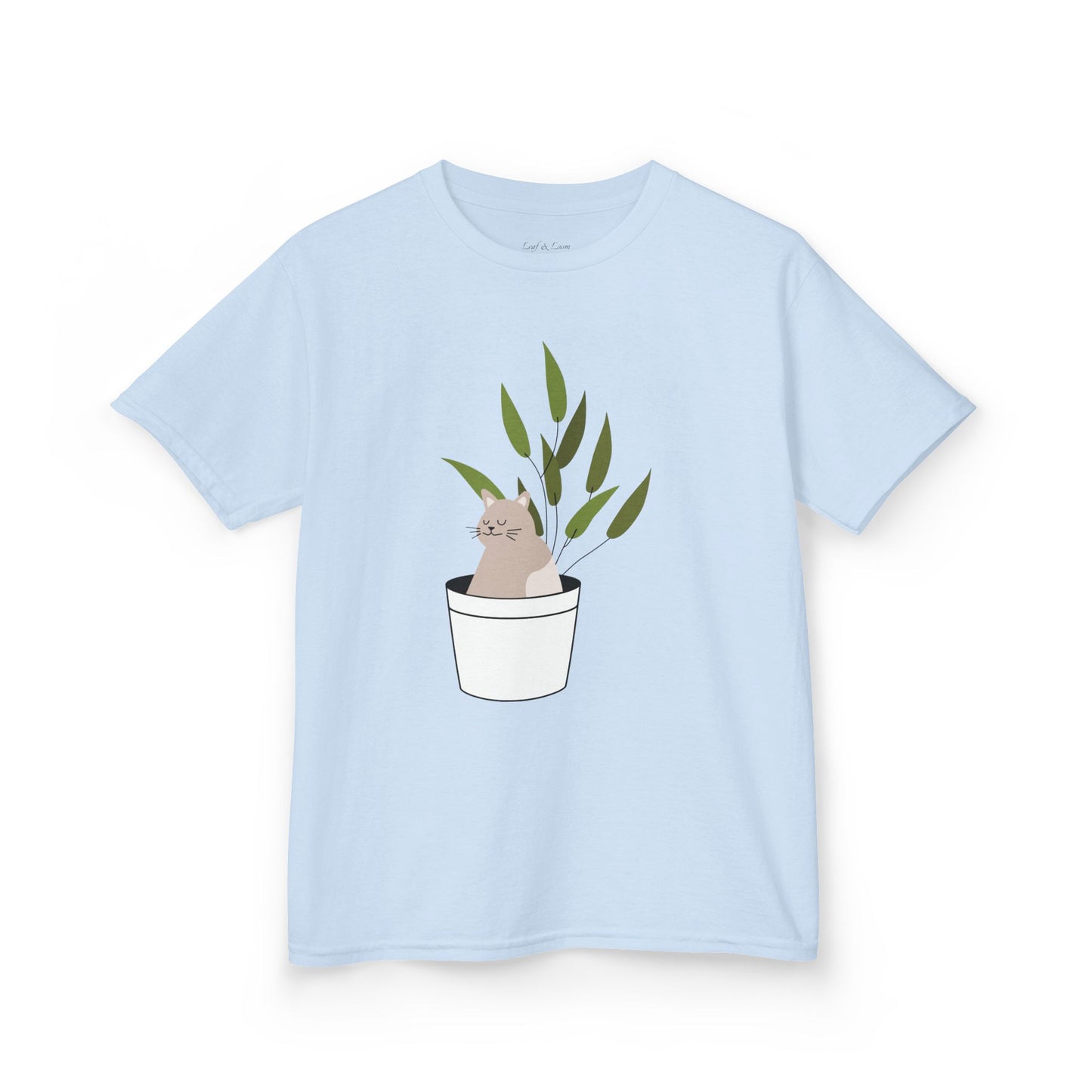 Kids Heavy Cotton™ Tee: "Purrfectly Potted"