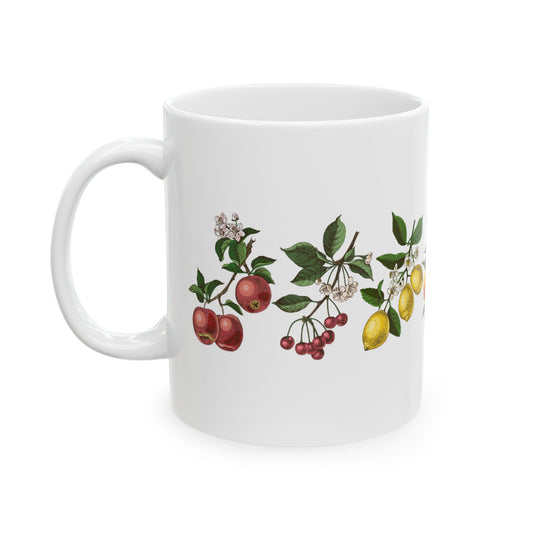 "Fruit Trees" Ceramic Mug, (11oz, 15oz)