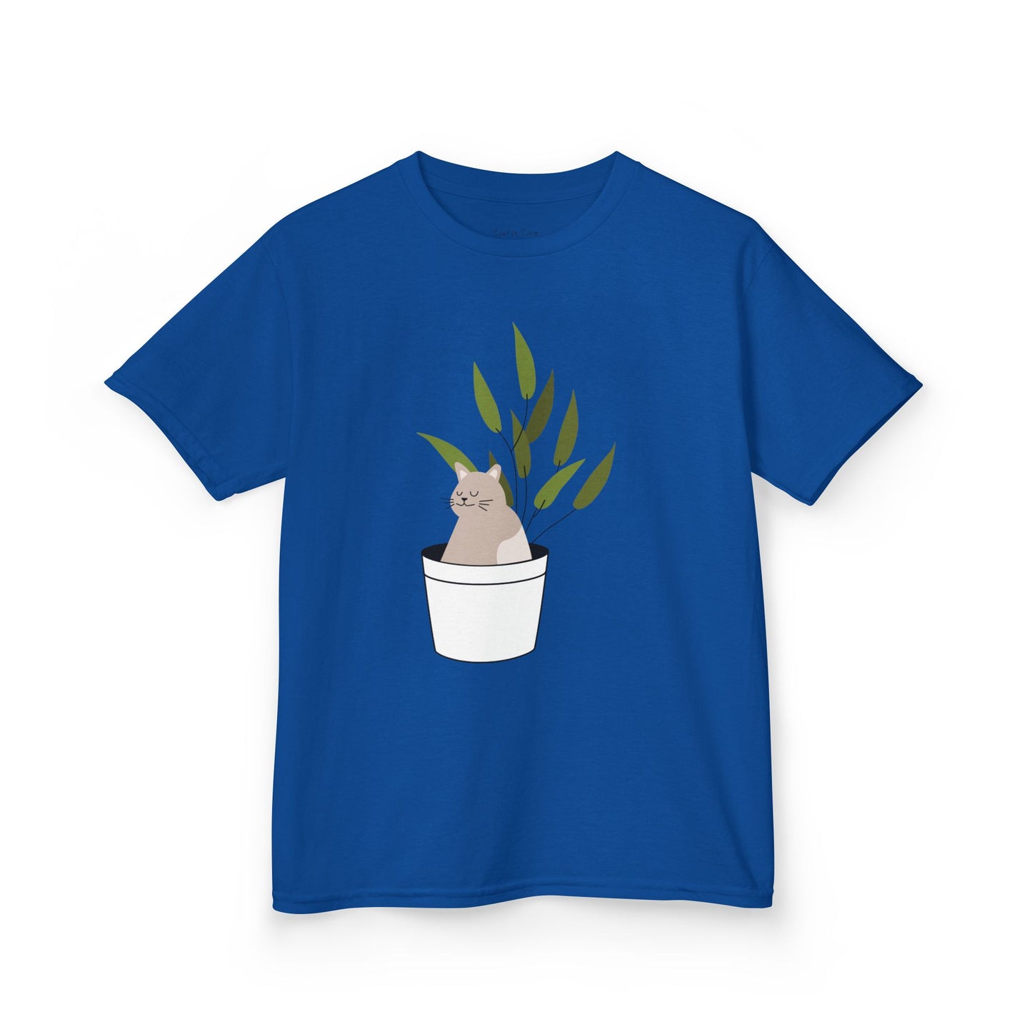 Kids Heavy Cotton™ Tee: "Purrfectly Potted"